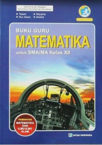 Buku Guru Matematika untuk SMA/MA Kelas XII
