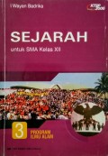 Sejarah 3 untuk SMA Kelas XII Program Ilmu Alam