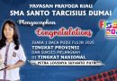 Siswi SMAS Santo Tarcisius Dumai Wakili Riau Siap Guncang Nasional